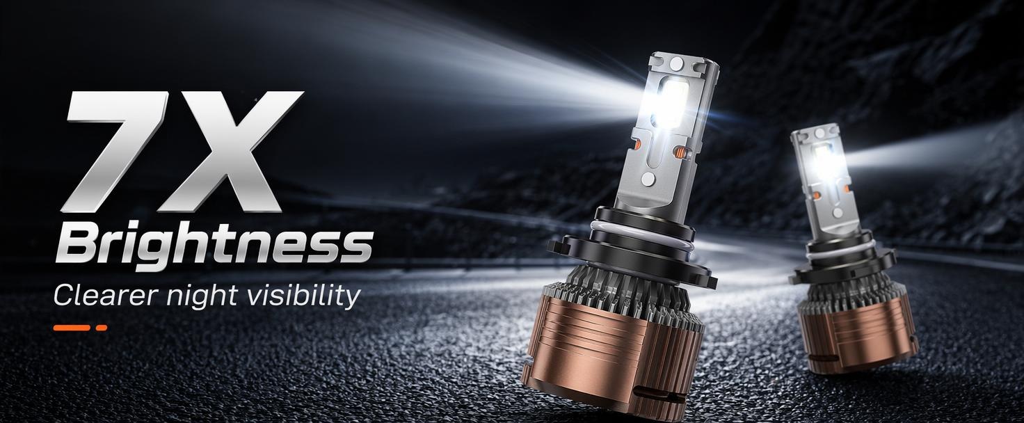 Aozoom Z-200 Series 9006 LED Bulbs, Brightness 13000LM 130W detail 1