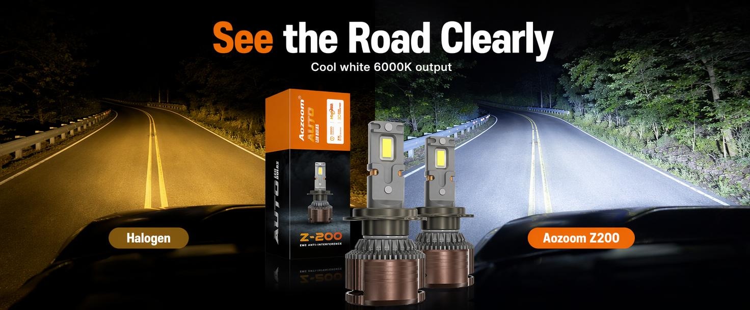 Aozoom Z-200 Series 9006 LED Bulbs, Brightness 13000LM 130W detail 5