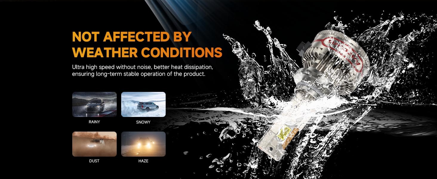 Aozoom Z-200 Pro Series 9005 LED Bulbs, Brightness 16000LM 150W detail 4