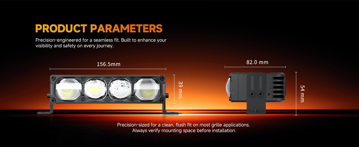 Aozoom Off-Road Series W-7 External Light, White Light Copy detail 10