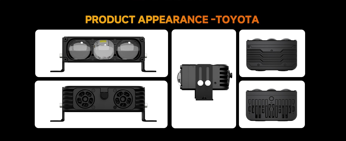 Aozoom Off-Road Series W-5 External Light, White Light detail 11
