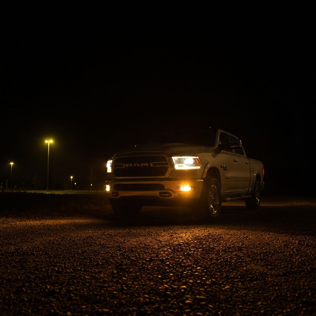 Ram 1500 with fog lights